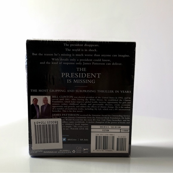 AUDIOBOOK The President is missing Bill Clinton James Patterson - Picture 5 of 5